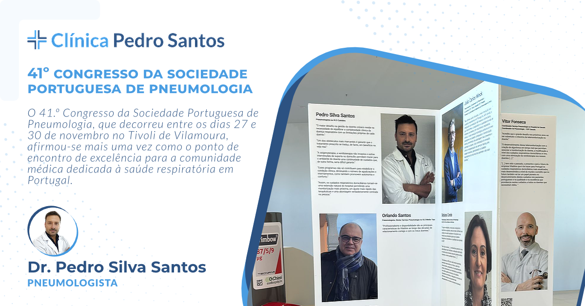 Destaques da participação no 41.º Congresso da Sociedade Portuguesa de Pneumologia